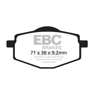 8110476 - EBC Carbon X / TT series brake pads