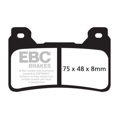 8110491 - EBC Double-H Sintered brake pads