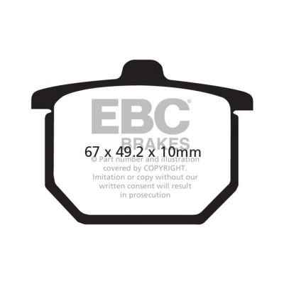 8110514 - EBC Organic brake pads