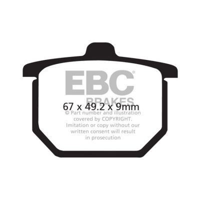 8110516 - EBC Organic brake pads