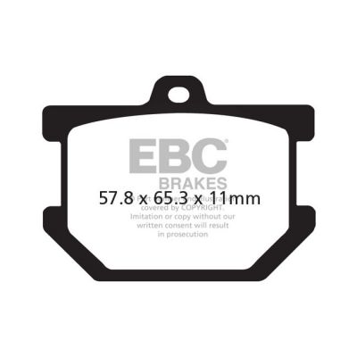 8110522 - EBC V-pad Semi Sintered brake pads