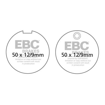8110537 - EBC Organic brake pads
