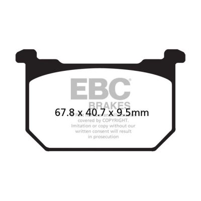 8110552 - EBC Organic brake pads