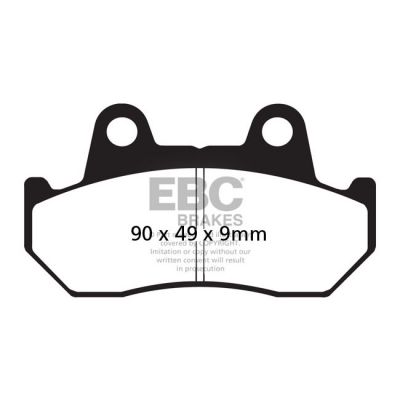 8110557 - EBC V-pad Semi Sintered brake pads