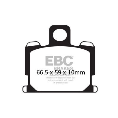 8110564 - EBC V-pad Semi Sintered brake pads