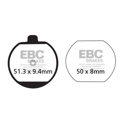 8110565 - EBC Organic brake pads