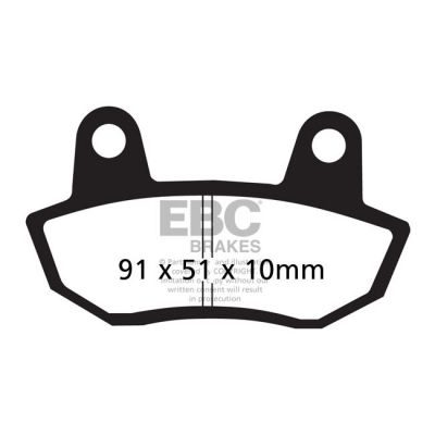 8110576 - EBC Organic brake pads