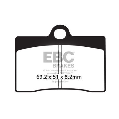 8110580 - EBC V-pad Semi Sintered brake pads