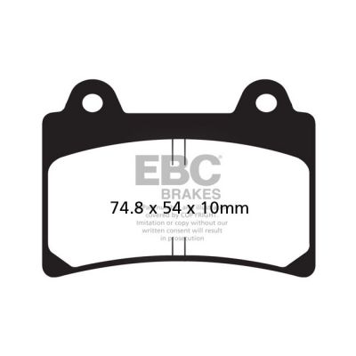 8110597 - EBC V-pad Semi Sintered brake pads