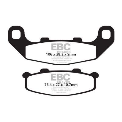 8110612 - EBC Organic brake pads