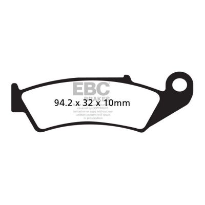 8110616 - EBC Organic brake pads