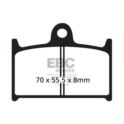 8110618 - EBC Double-H Sintered brake pads