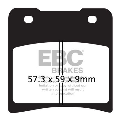 8110622 - EBC Organic brake pads