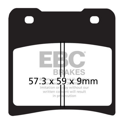 8110624 - EBC V-pad Semi Sintered brake pads