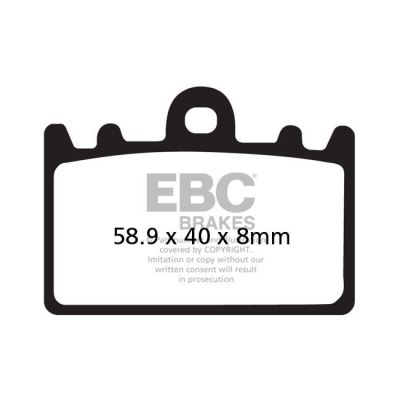 8110649 - EBC Organic brake pads