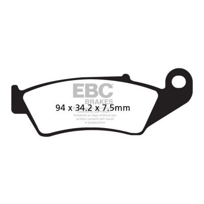 8110655 - EBC R series Sintered brake pads