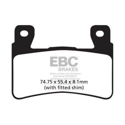 8110705 - EBC Double-H Sintered brake pads