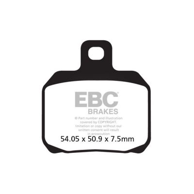 8110706 - EBC Organic brake pads