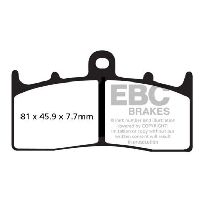 8110714 - EBC Double-H Sintered brake pads
