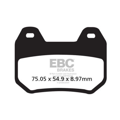 8110718 - EBC V-pad Semi Sintered brake pads