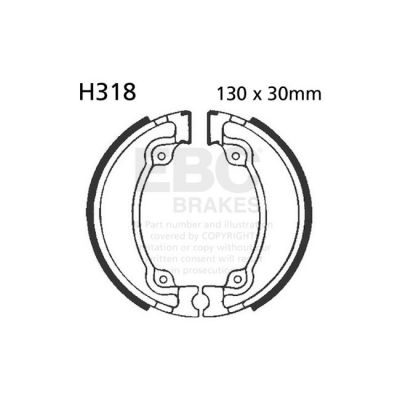 8110788 - EBC plain brake shoes