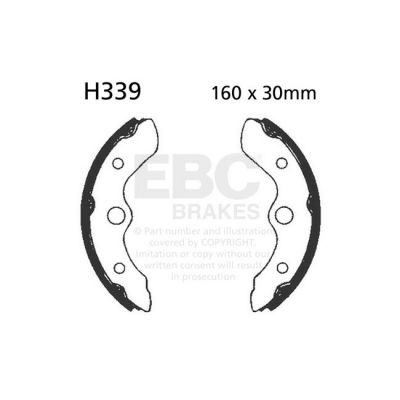 8110794 - EBC plain brake shoes