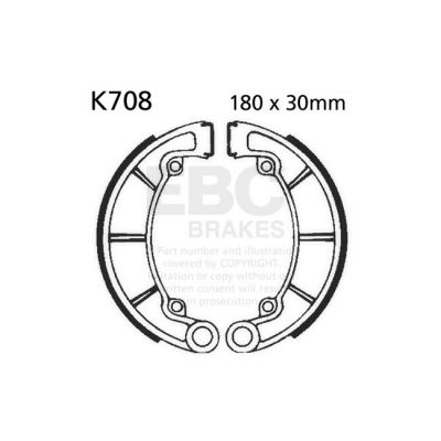 8110812 - EBC plain brake shoes