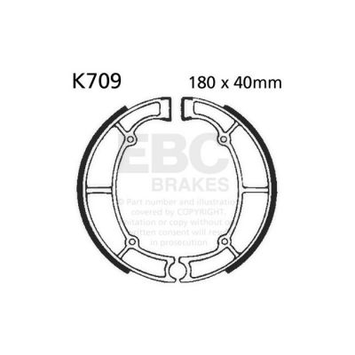 8110813 - EBC plain brake shoes