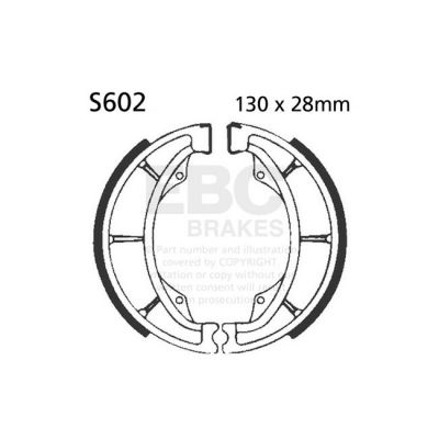 8110818 - EBC grooved brake shoes