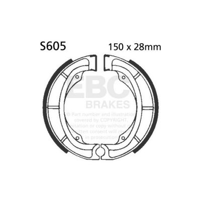 8110820 - EBC grooved brake shoes