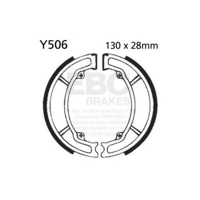 8110857 - EBC grooved brake shoes