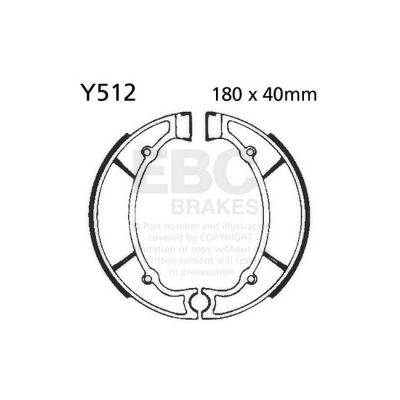 8110860 - EBC plain brake shoes