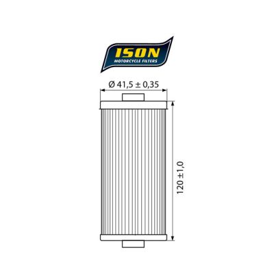 8110917 - ISON 161 Oil filter