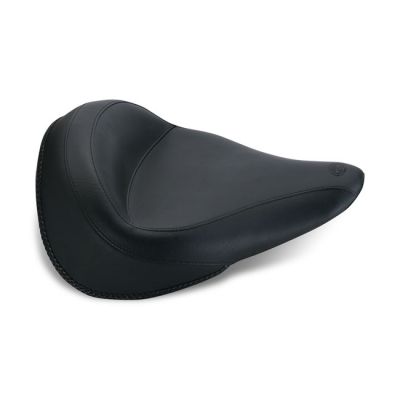 8111723 - Mustang wide touring vintage solo seat plain black
