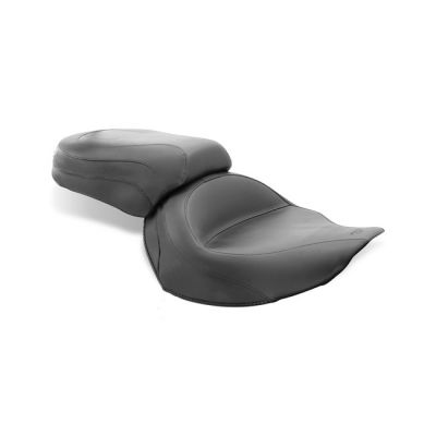 8111738 - Mustang wide touring vintage solo seat plain black