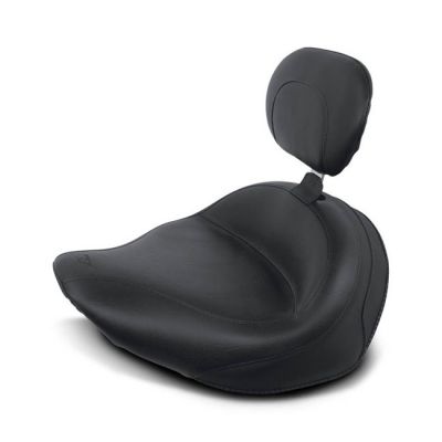 8111739 - Mustang wide touring vintage solo seat plain black