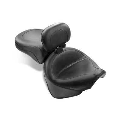 8111755 - Mustang 2-p wide touring vintage seat plain black