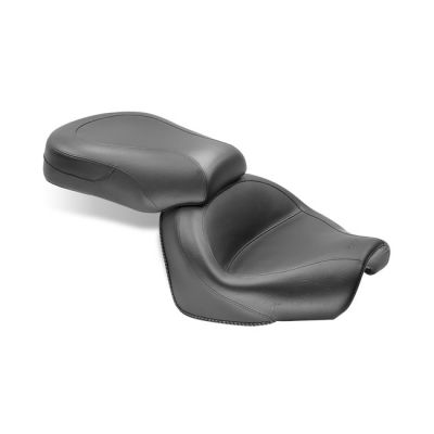 8111759 - Mustang 2-p wide touring vintage seat plain black