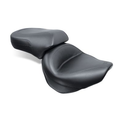 8111761 - Mustang wide touring vintage seat plain black