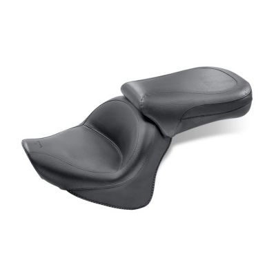 8111763 - Mustang 2-p wide touring vintage seat plain black