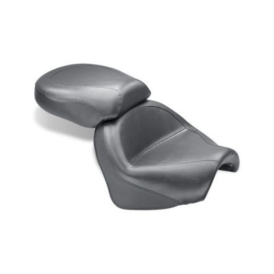 8111859 - Mustang 2-p wide touring vintage seat plain black