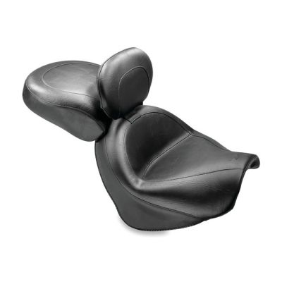 8111861 - Mustang 2-p wide touring vintage seat plain black