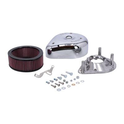 900444 - S&S, teardrop air cleaner assembly. Chrome