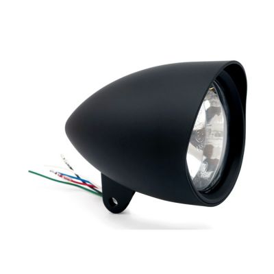 900944 - MCS Smoothie 4-1/2" headlamp with round visor. Black
