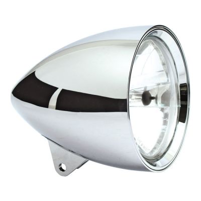 900948 - MCS Smoothie 5-3/4" headlamp without visor. Chrome