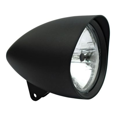 900952 - MCS Smoothie 5-3/4" headlamp with round visor. Black