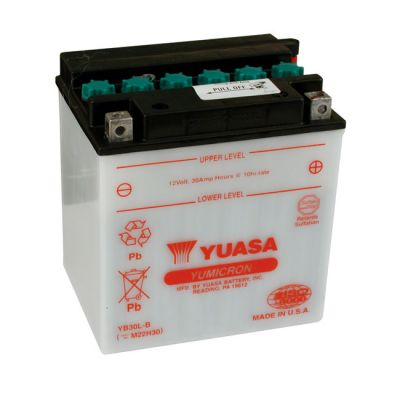 901036 - Yuasa, Yumicron 12V lead-acid battery YB30L-B. 30Ah