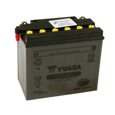 901057 - Yuasa, Yumicron 12V lead-acid battery YB16-B. 19Ah