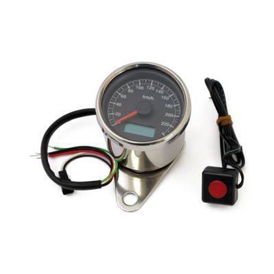901163 - MCS Stoker, electronic speedometer. 60mm. Black face