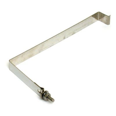901245 - MCS Battery hold down strap. Polished stainless